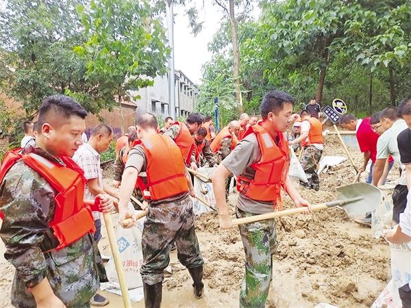 周口三千民兵枕戈待旦奮力抗洪防災(zāi)