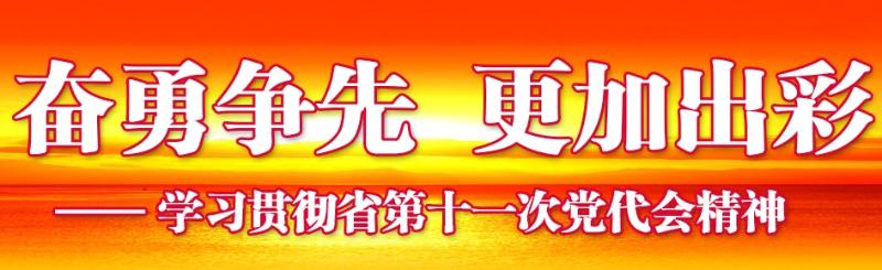 奮勇?tīng)?zhēng)先，更加出彩——學(xué)習(xí)貫徹省第十一次黨代會(huì)精神